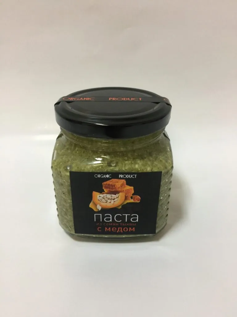 фотография продукта Паста из семян тыквы с мёдом